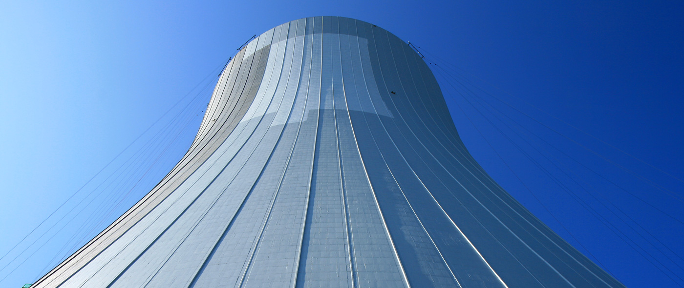 Long-term preservation of cooling towers and chimneys